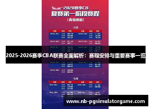 2025-2026赛季CBA联赛全面解析：赛程安排与重要赛事一览
