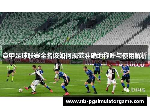 意甲足球联赛全名该如何规范准确地称呼与使用解析